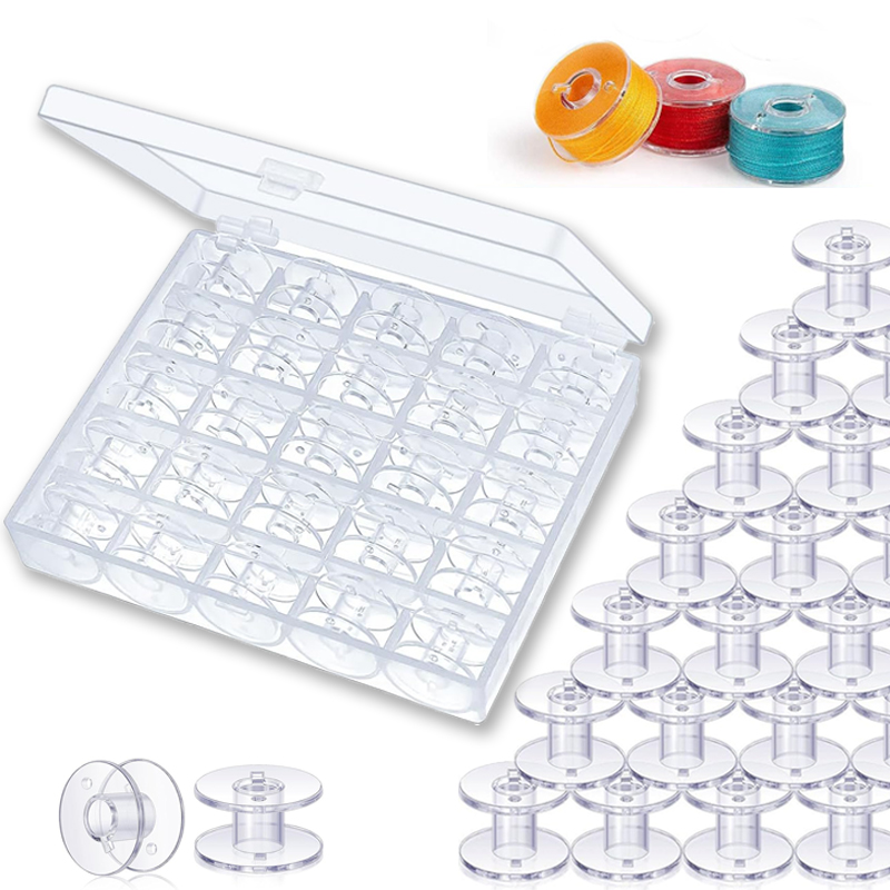 Bobbin Organizer Box - 25 шт., набор шпульки для нижней