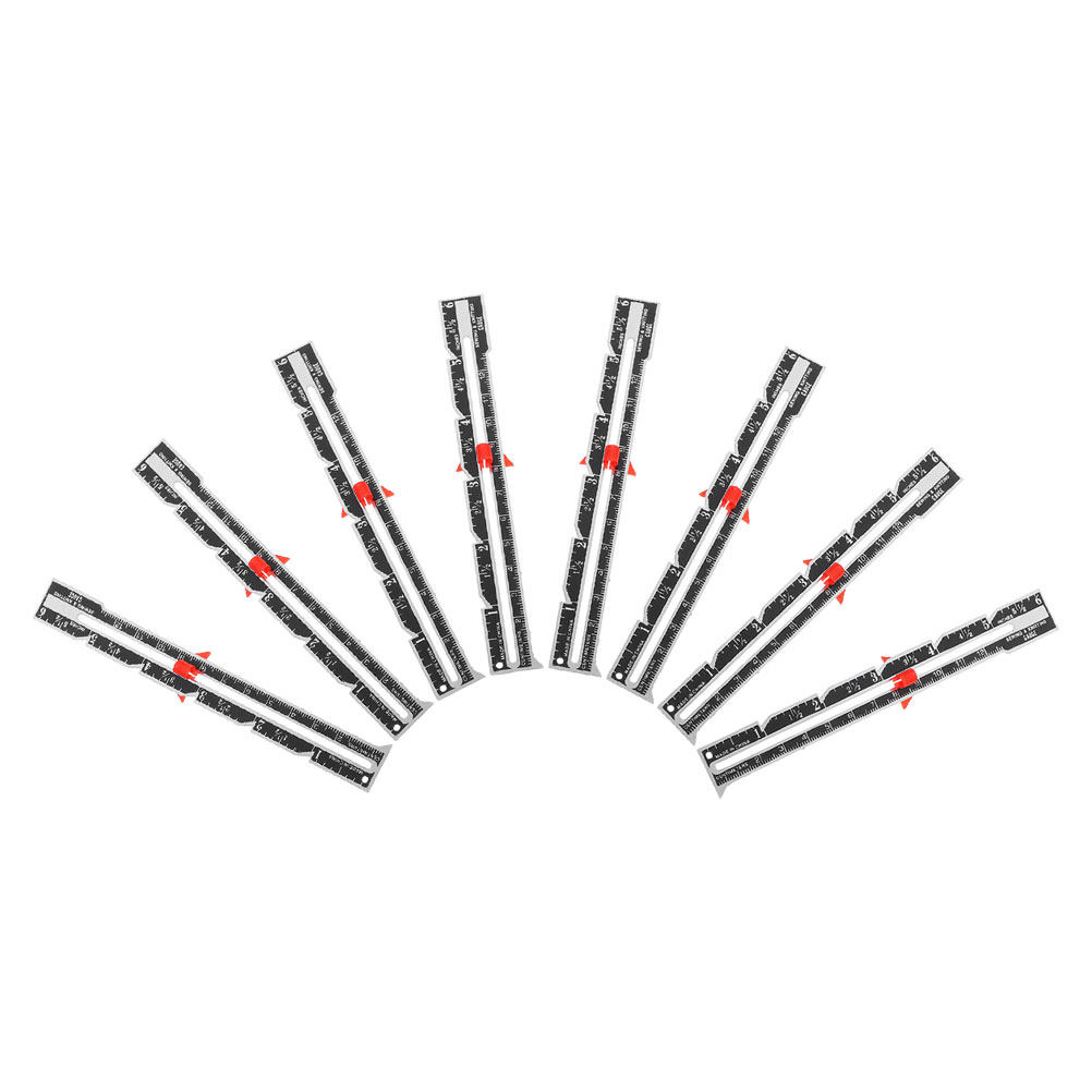 Sewing Gauge Ruler - Набор из 8 эргономичных линейок-швейных мерок