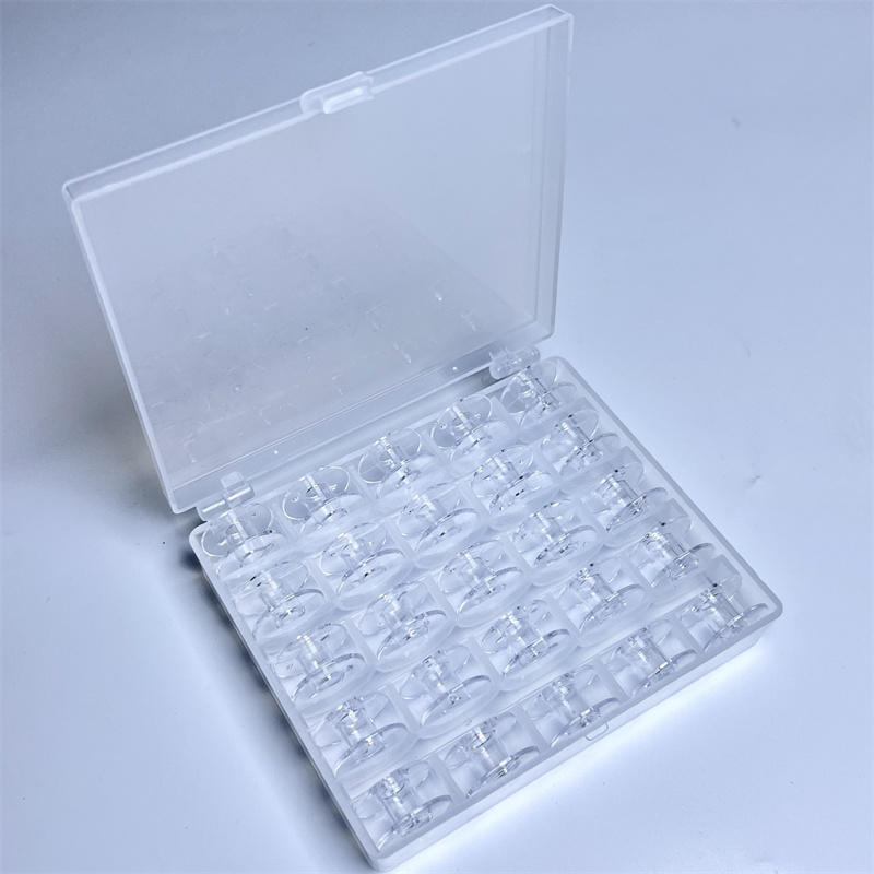 Bobbin Organizer Box - 25 сеток, прозрачная пустая коробка для