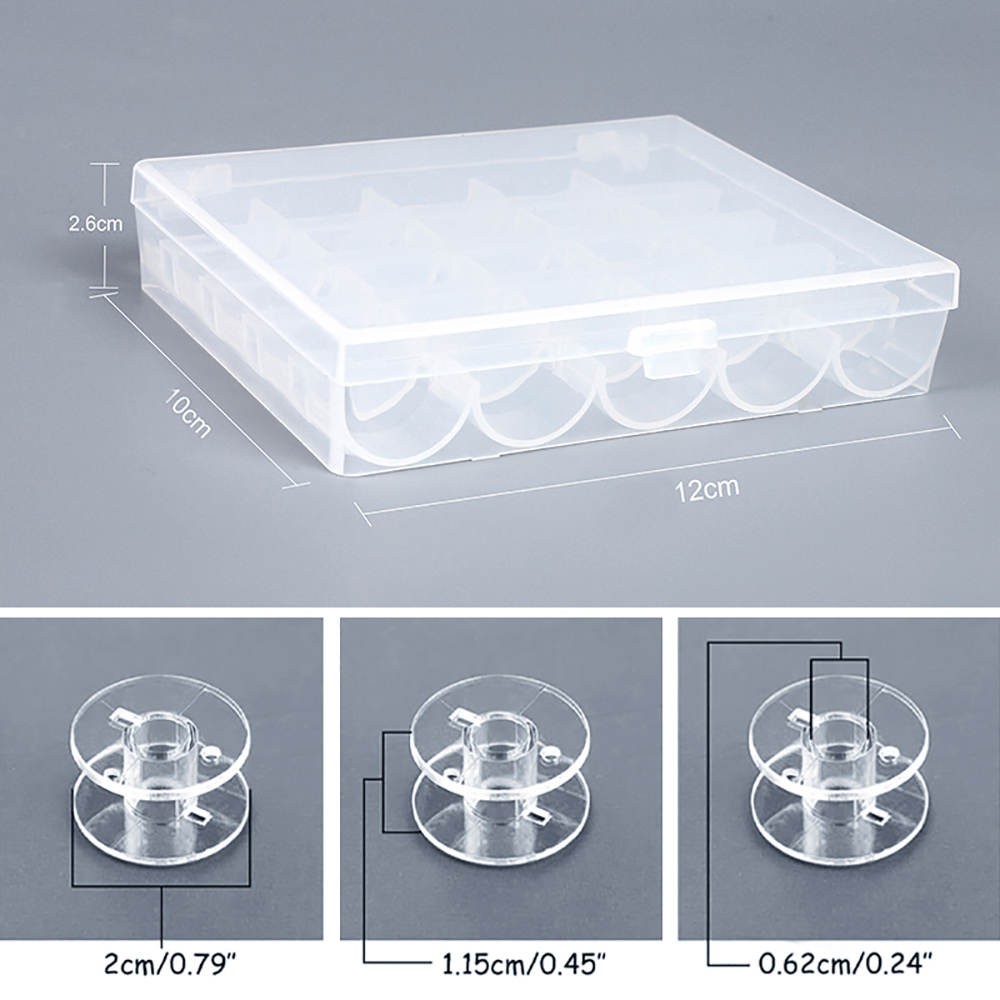 25 шт./компл., пластиковые нит – обзор и цена Bobbin Organizer Box