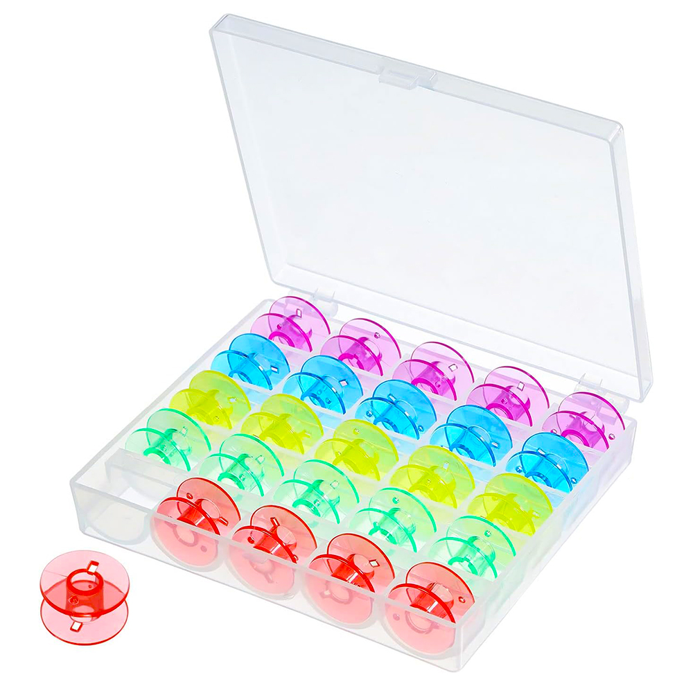 25 шт./компл., пластиковые нит – обзор и цена Bobbin Organizer Box
