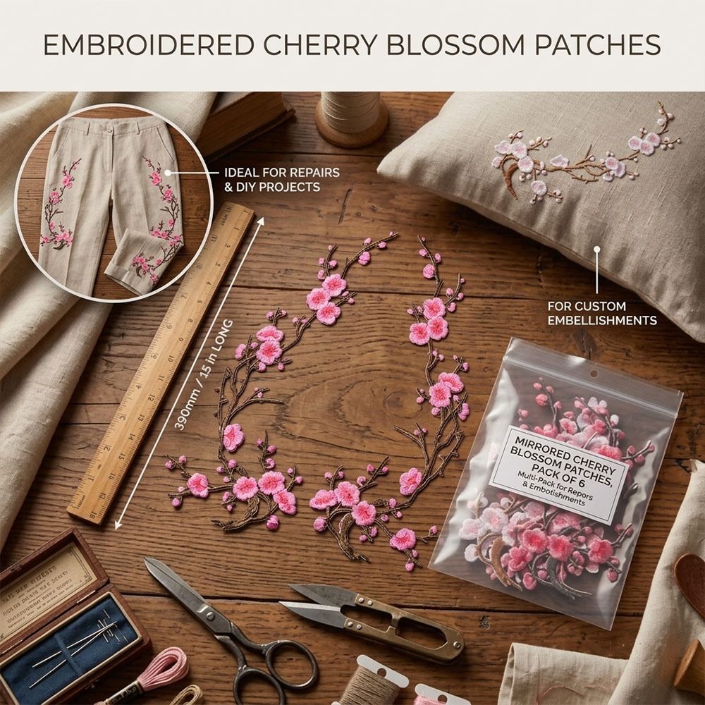 Нашивки с изображением цветков – обзор и цена Textile For Sewing