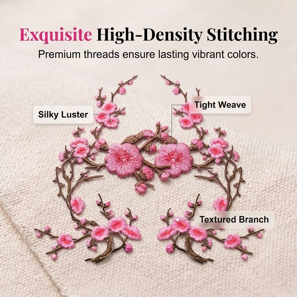 Нашивки с изображением цветков – обзор и цена Textile For Sewing