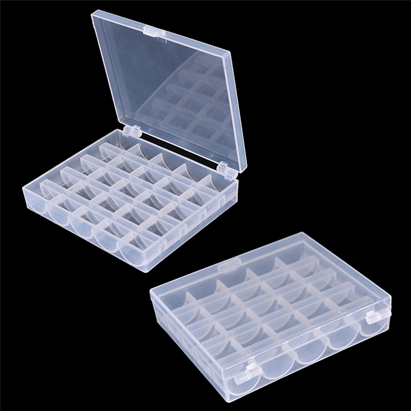 25 катушек, пустой футляр для  – обзор и цена Bobbin Organizer Box