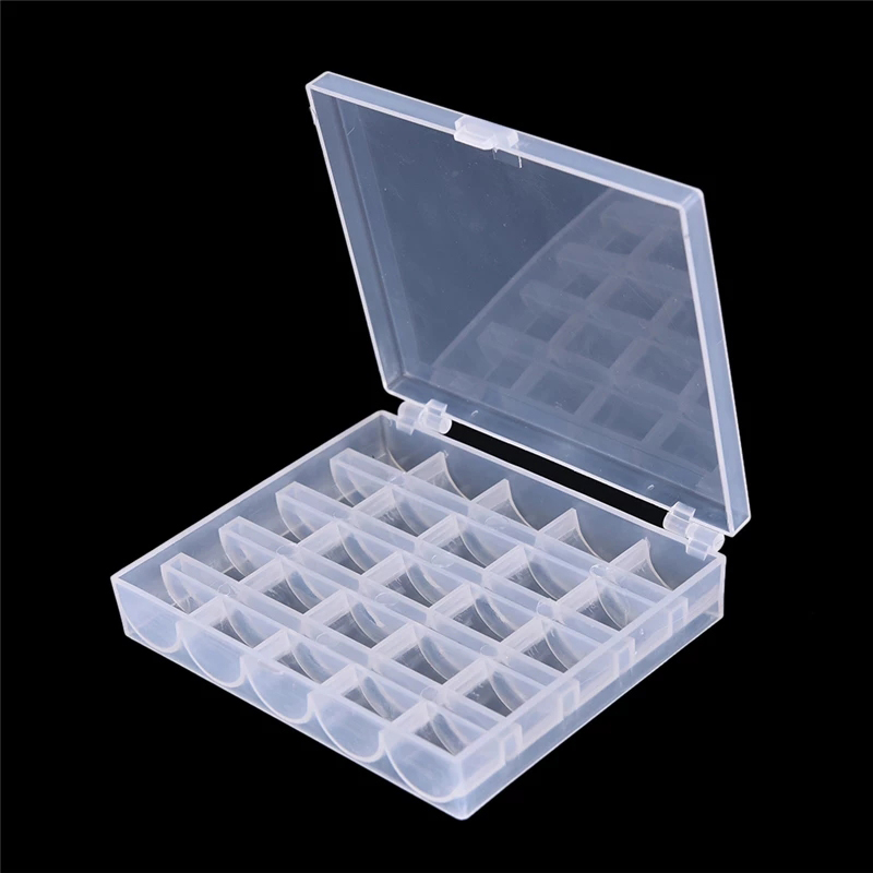25 катушек, пустой футляр для  – обзор и цена Bobbin Organizer Box