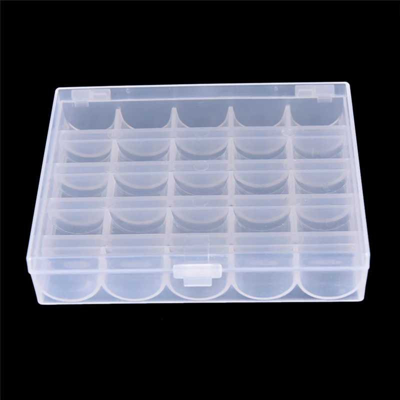 25 катушек, пустой футляр для  – обзор и цена Bobbin Organizer Box
