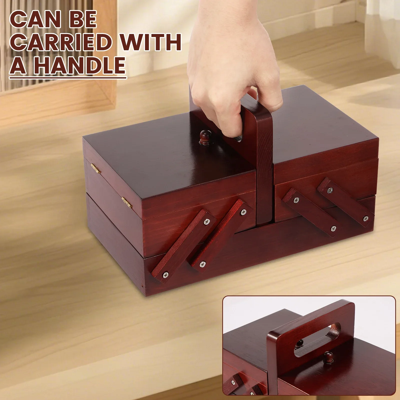 Расширяемый деревянный винтажн – обзор и цена Bobbin Organizer Box