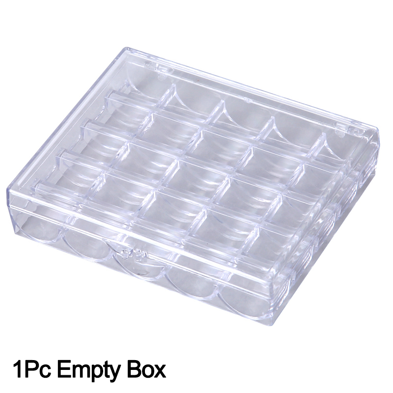 25 сеток, прозрачная пустая ко – обзор и цена Bobbin Organizer Box