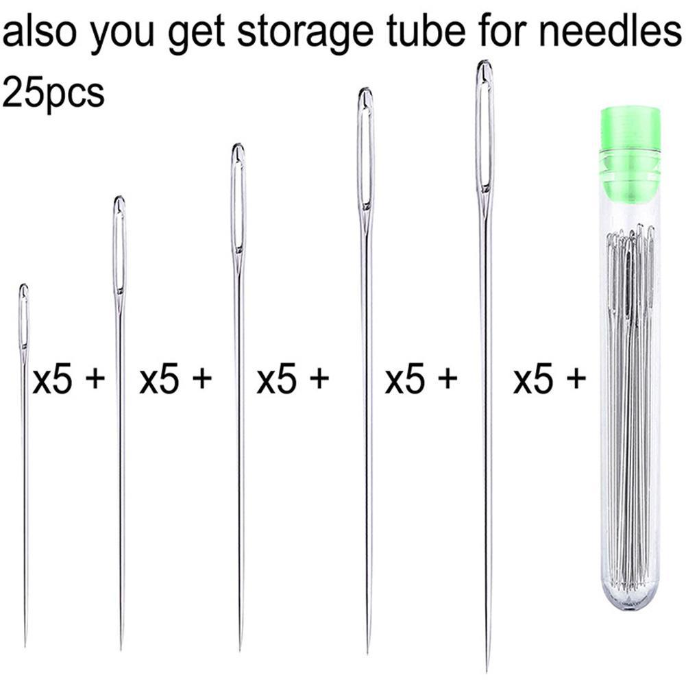 25 шт. большие иглы для шитья, – обзор и цена Sewing Necessities